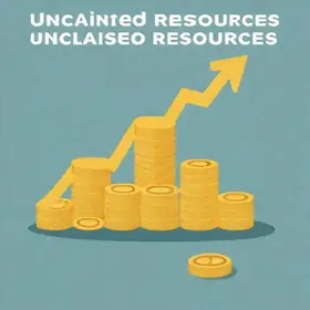 volume crescente de recursos não reclamados